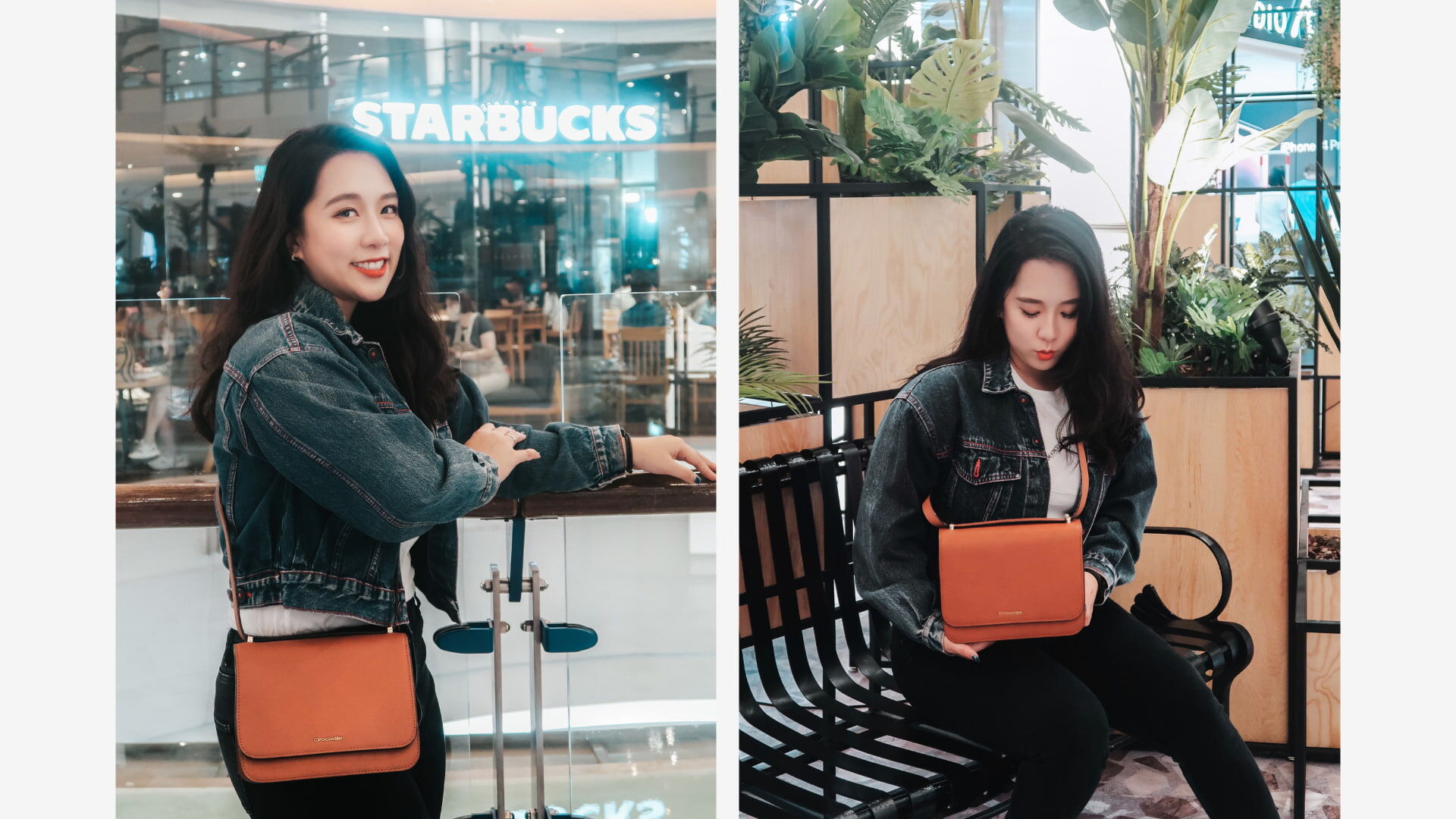 Crocodile 側背包外觀展示